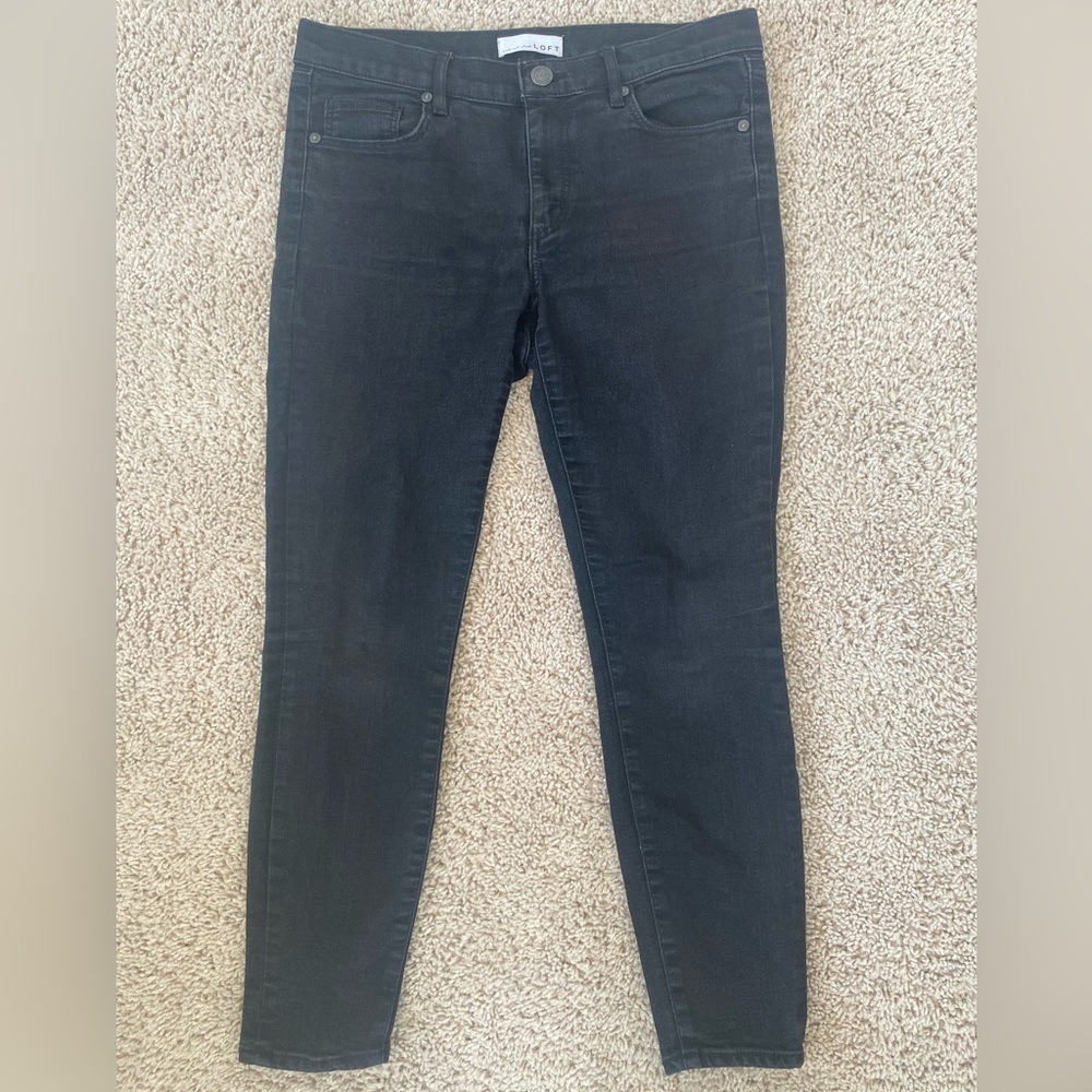 Ann Taylor LOFT Black Modern Skinny Jeans
